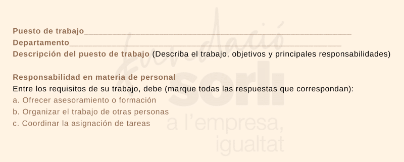 Cómo hacer una valoración de los puestos de trabajo con perspectiva de género